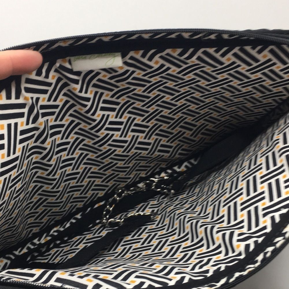 Vera Bradley Black Quilted Laptop Bag - Picture 5 of 15